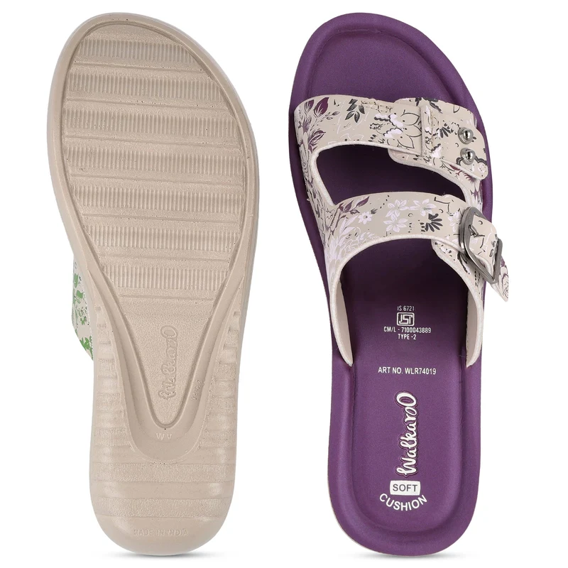 Women's Daily Wear Sandal - WLR74019 Plum - Image 3