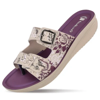 Women's Daily Wear Sandal - WLR74019 Plum