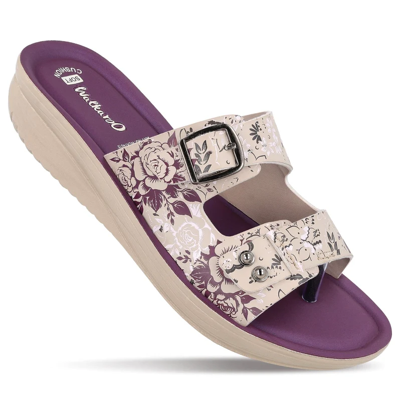 Women's Daily Wear Sandal - WLR74019 Plum - Image 4